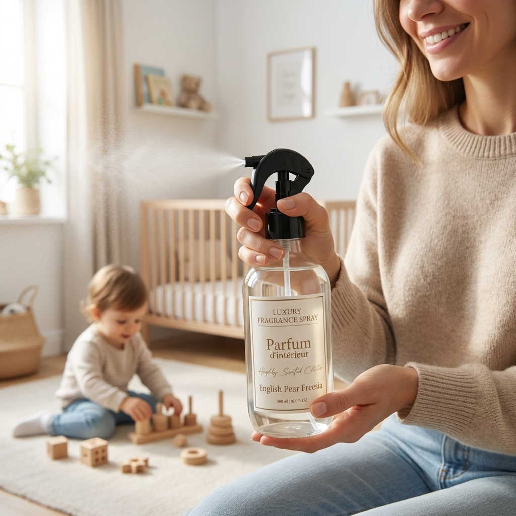 Noavana English Pear Freesia interieurparfum moeder kinderkamer